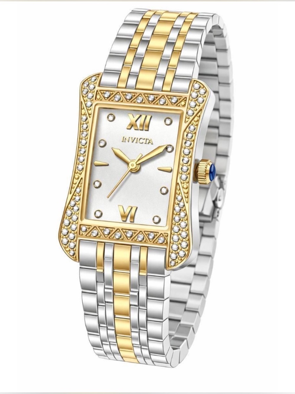 Invicta Wildflower Women's Watch - 26mm, Two Tone, Austrian Crystals, Steel